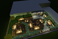 屋頂花園設(shè)計：鄭州200平米屋頂花園設(shè)計案例