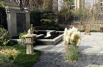 鄭州庭院設(shè)計——滎陽碧桂園龍城私家花園景觀