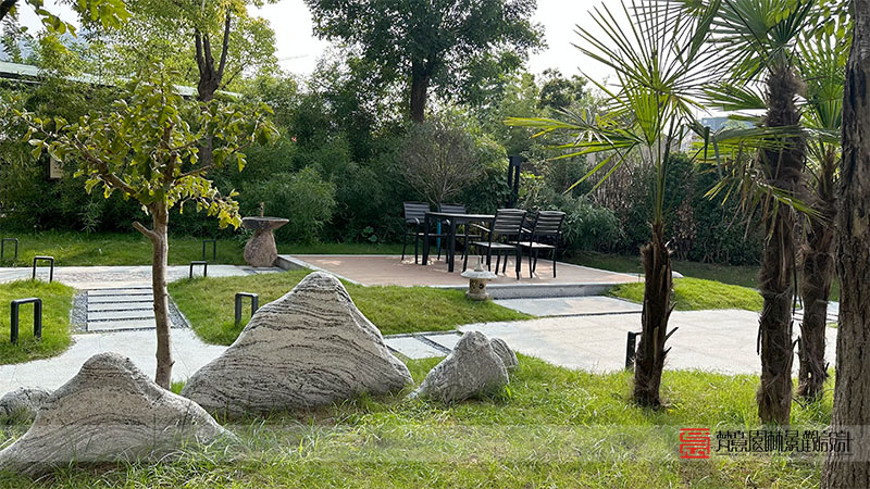 鄭州天倫莊園160平米別墅庭院設(shè)計(jì)