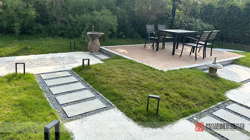 鄭州天倫莊園160平米別墅庭院設(shè)計(jì)