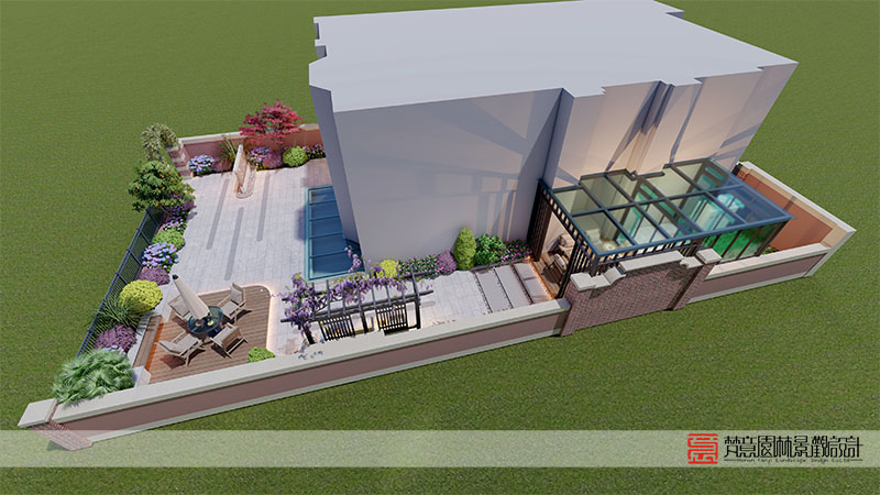 鄭州天倫莊園145㎡庭院設(shè)計(jì) 鄭州天倫莊園145㎡庭院設(shè)計(jì)