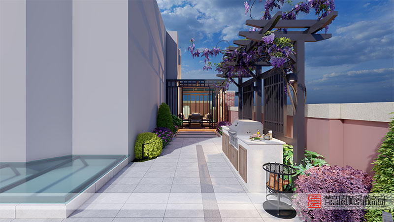 鄭州天倫莊園145㎡庭院設(shè)計(jì) 鄭州天倫莊園145㎡庭院設(shè)計(jì)