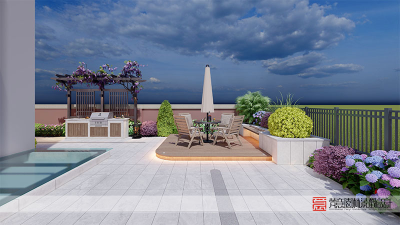 鄭州天倫莊園145㎡庭院設(shè)計(jì) 鄭州天倫莊園145㎡庭院設(shè)計(jì)