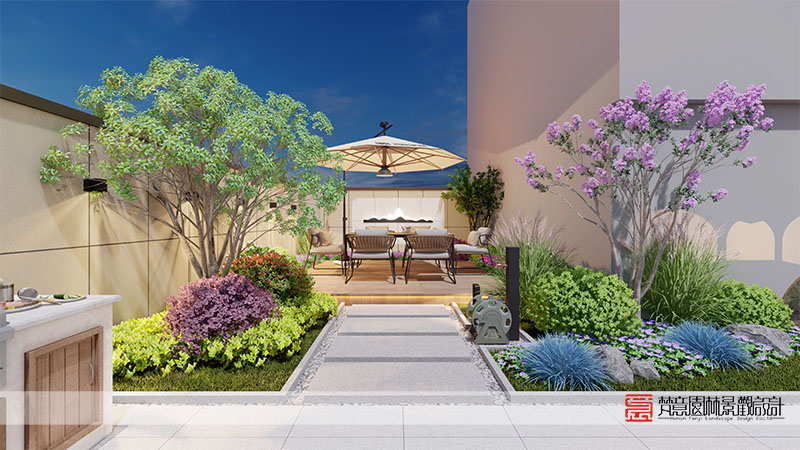 安陽96㎡私家庭院設計 安陽96㎡私家庭院設計