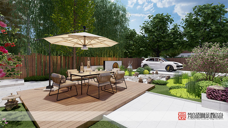 鄭州嶺上人家220㎡庭院設(shè)計