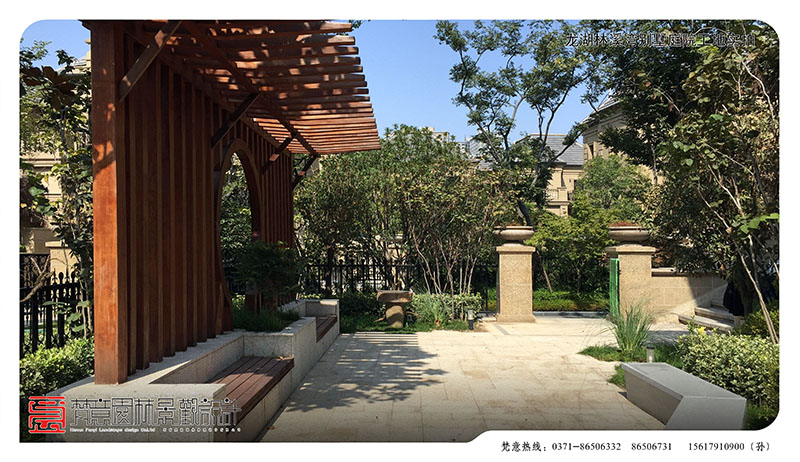 別墅庭院設(shè)計,林溪灣別墅庭院