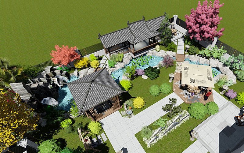 鄭州庭院設(shè)計,鄭州假山制作